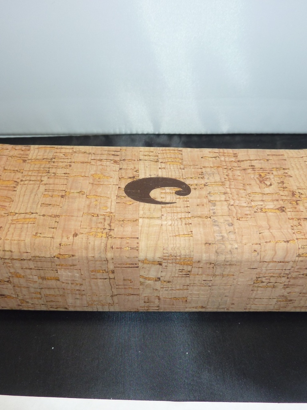 Costa Del Mar Brown Tan Wood Flip Cork Sunglasses Case